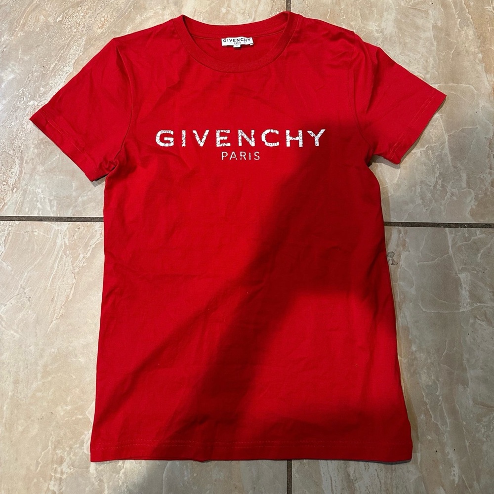 Red Slim fit Givenchy Women’s Short Sleeve Size 12